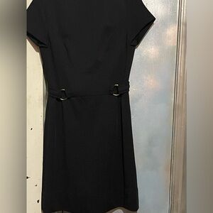 Vintage dress with gold accents